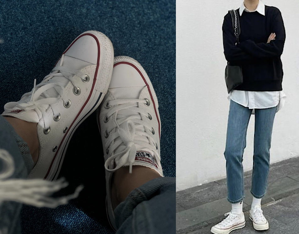 Une paire de Converse basses