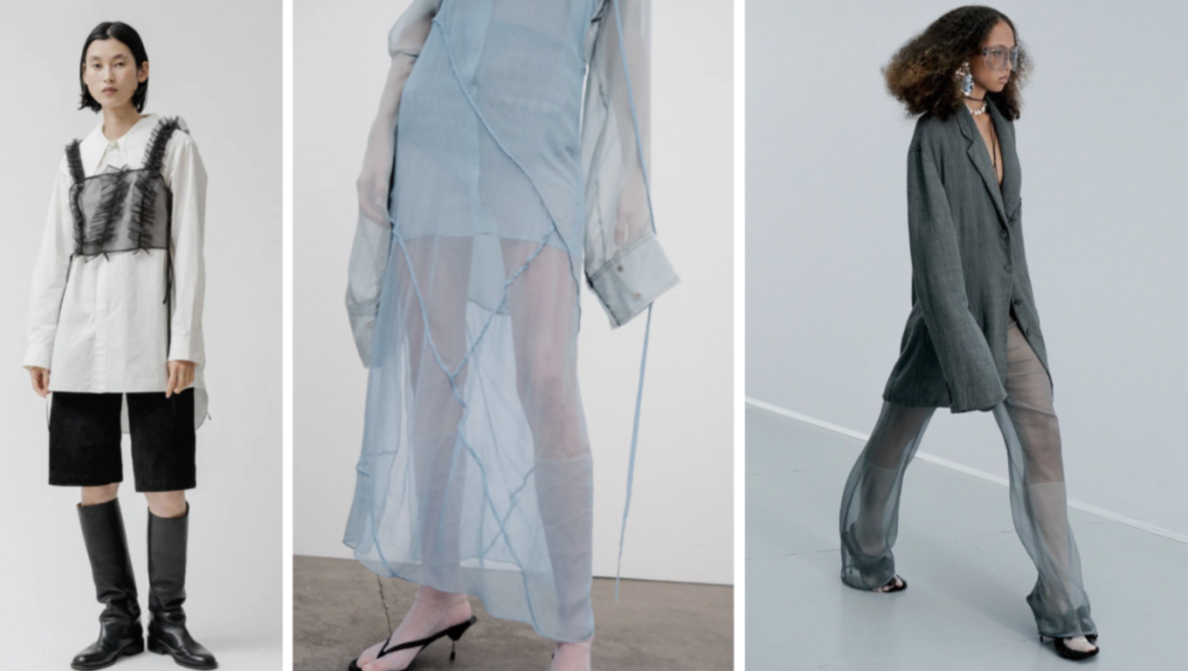 Tendance Printemps/Été 2024 – tissus semi-transparents