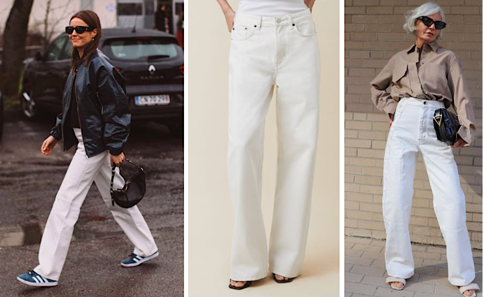 Jean blanc de ma collection