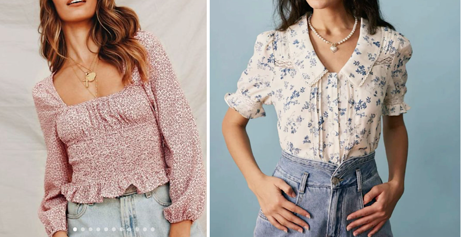 Sélection personnelle de hauts à fleurs pour la méthode 3x3