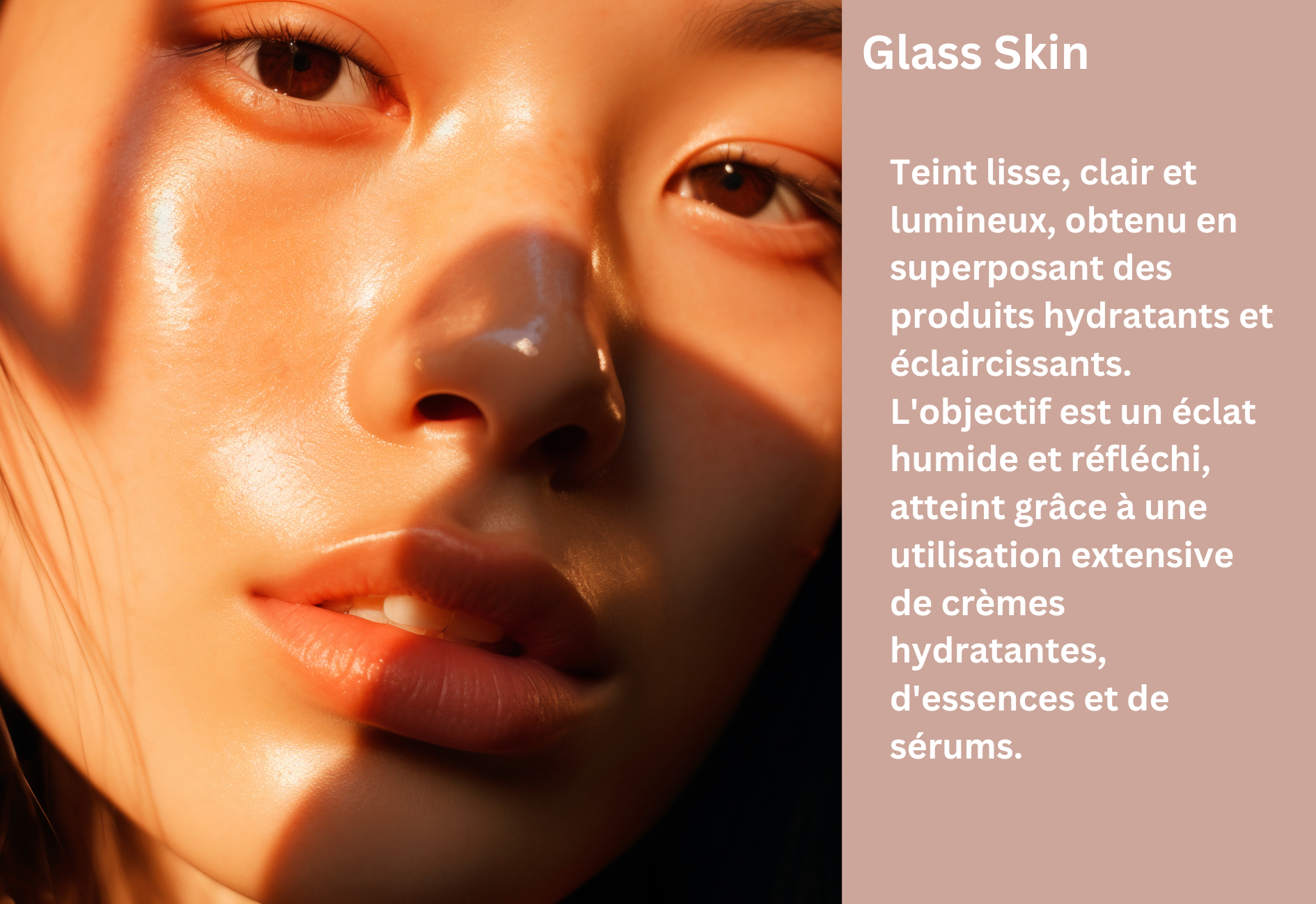 Tendance skincare coréenne glass skin