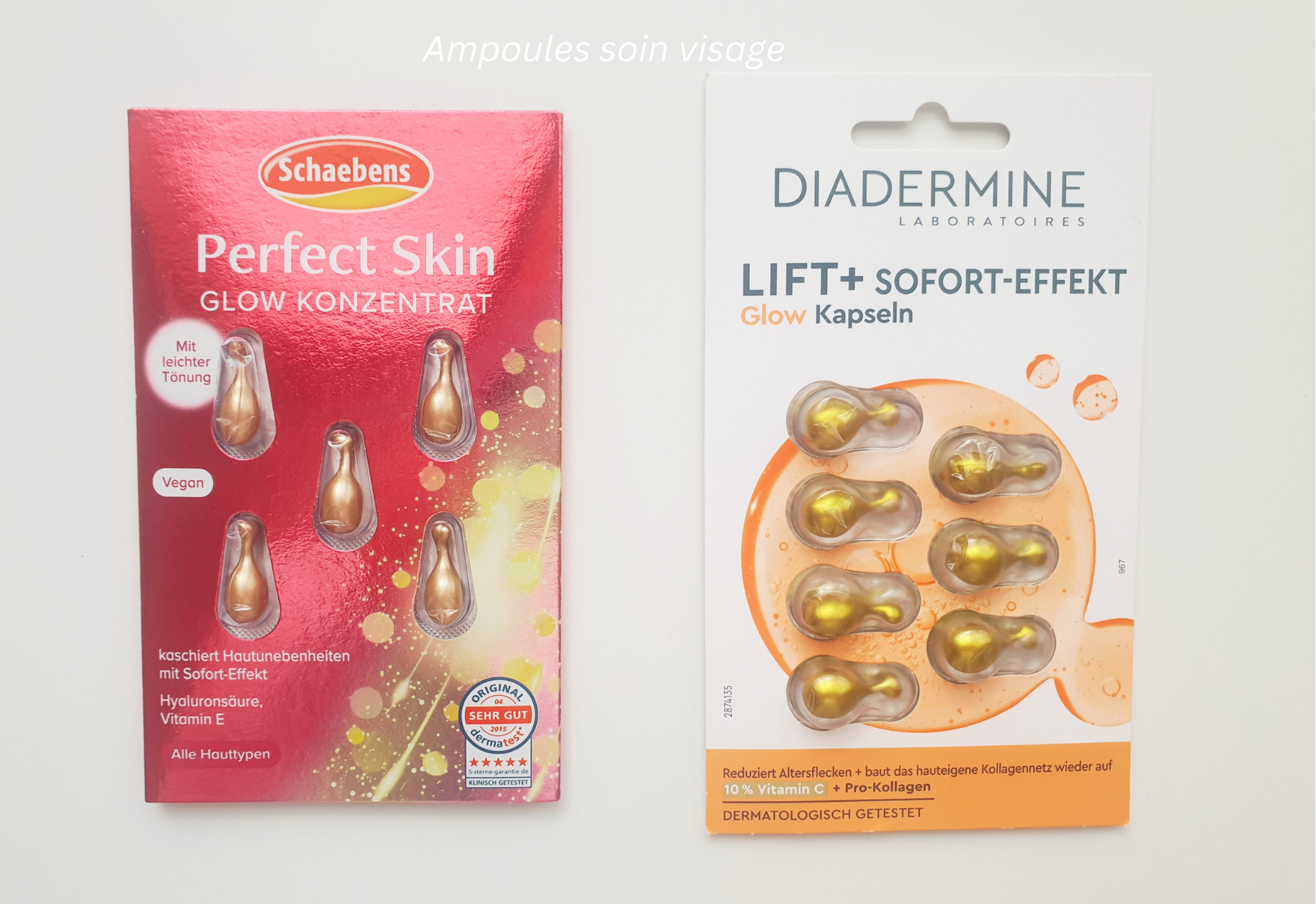 Ampoules de soin de mon haul à Düsseldorf