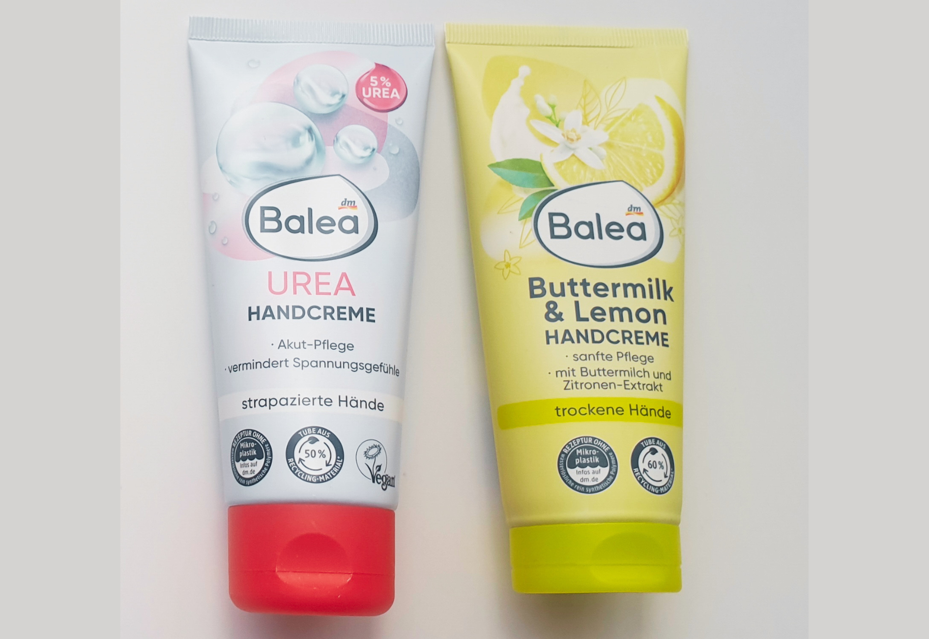 Handcream Balea- Urea5% et Buttermilk & Lemon